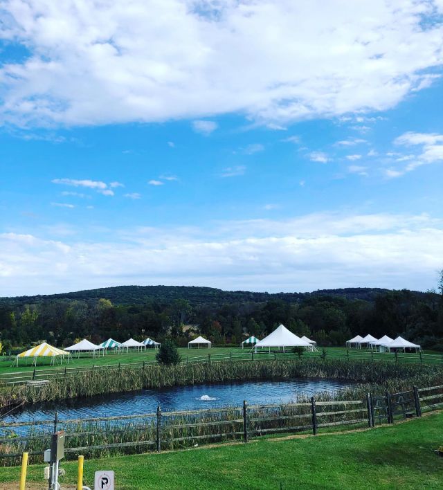 13 tents for St Luke’s Church in Long Valley for a youth retreat this weekend. #partyrentals #tentrentals #longvalleynj #morriscountynj