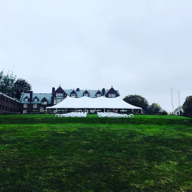 40x100 for a wedding @rutherfurd_hall in Allamuchy, NJ.  Always great working with @davids.country.inn!  #wedding #weddingtent #partyrentals #events #njevents