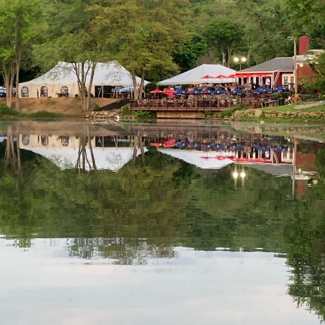 Summer tent views at Black River Barn. #tentrentals #outdoordining #morriscountynj #partyrentals #tents @blackriverbarn