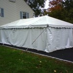White Tent Sidewalls