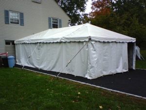 White Tent Sidewalls